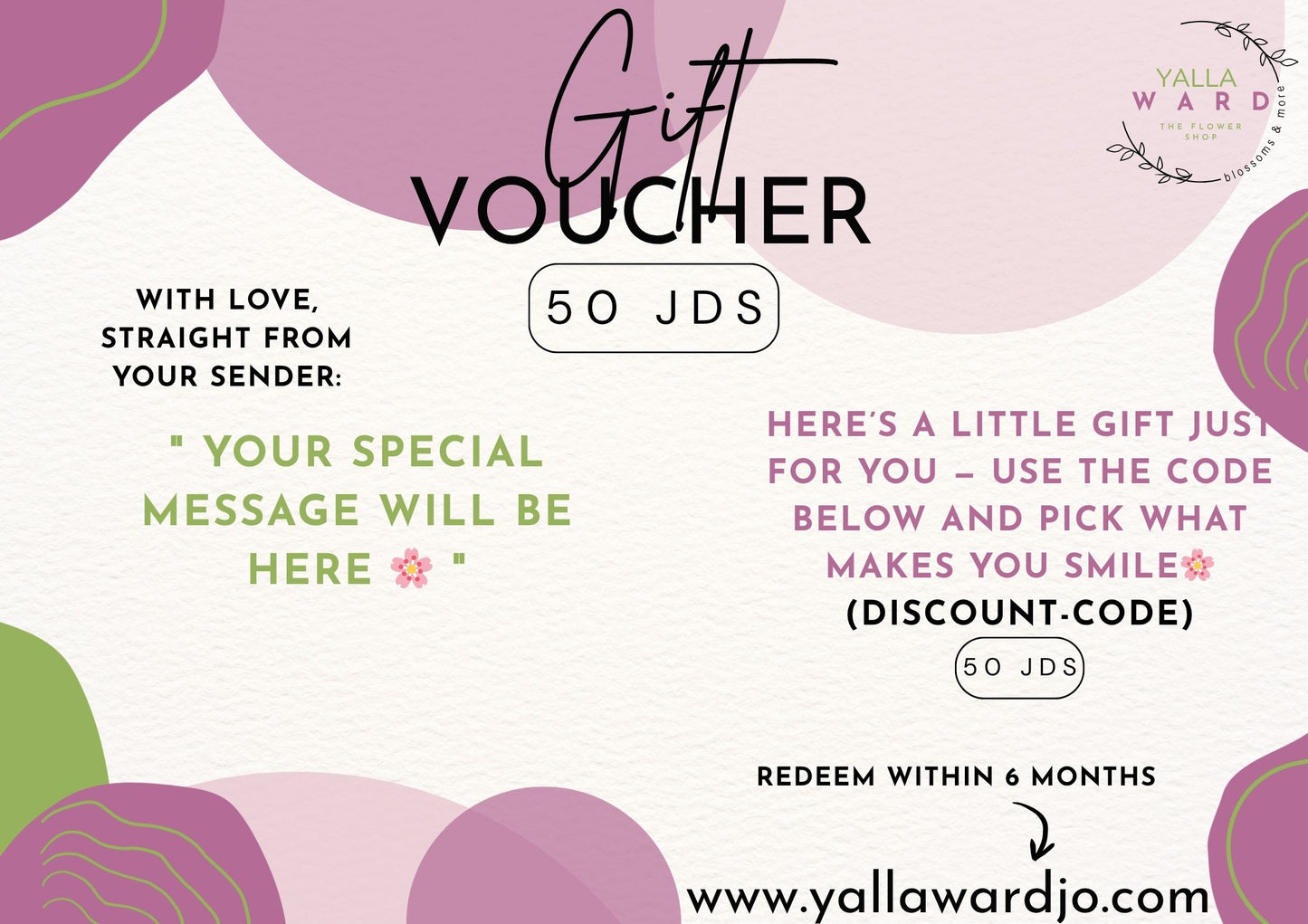 Yalla Ward Gift Voucher