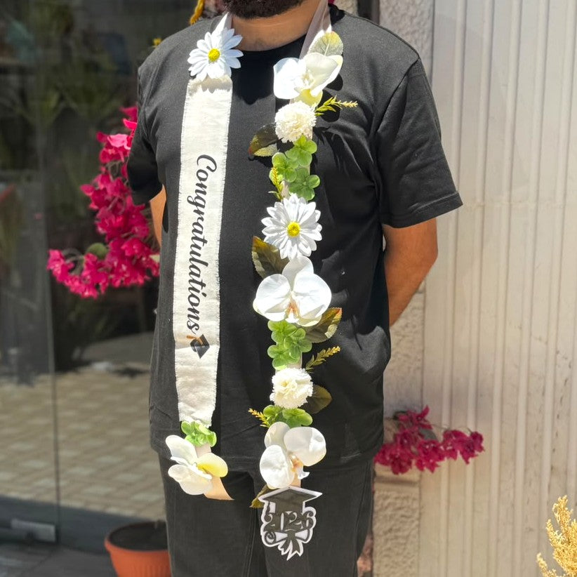 Congratulations Floral Graduation Sash