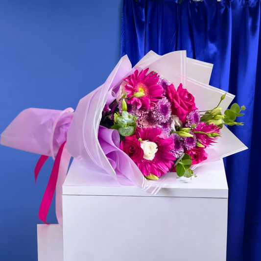 بوكيه زهري بنفسجي